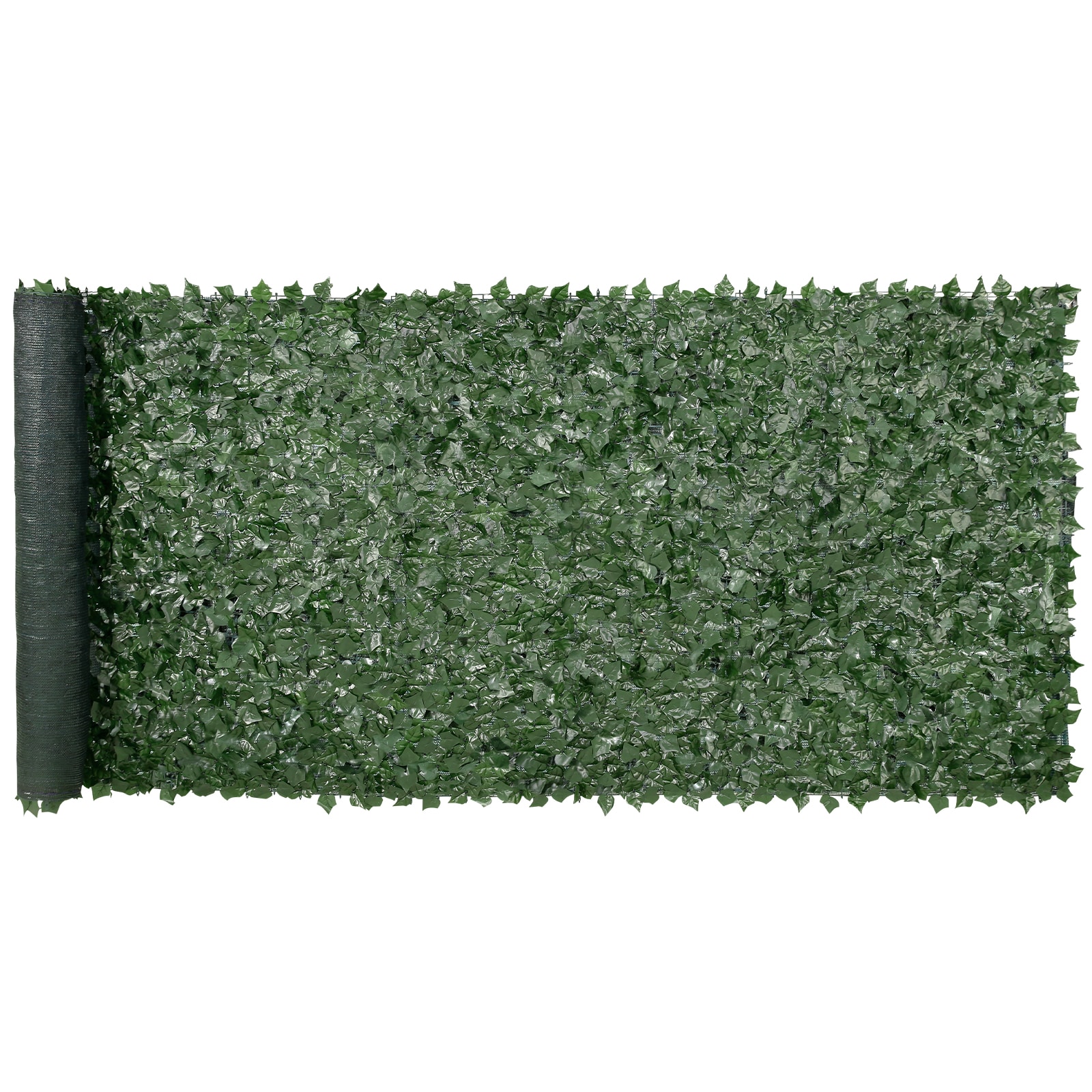 Ivy Privacy Fence, 59 X 158in Artificial Green Wall Screen, Greenery Ivy Fence W/ Mesh Cloth Backing And Strengthened Joint, Hedges Vine Leaf Decoration For Outdoor Garden, Yard, Balcony_maomaolike.com